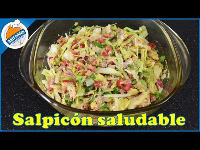 Receta fácil, ECONOMICA, rápida, rendidora y riquísima, salpicón de atún | Chef Roger Oficial