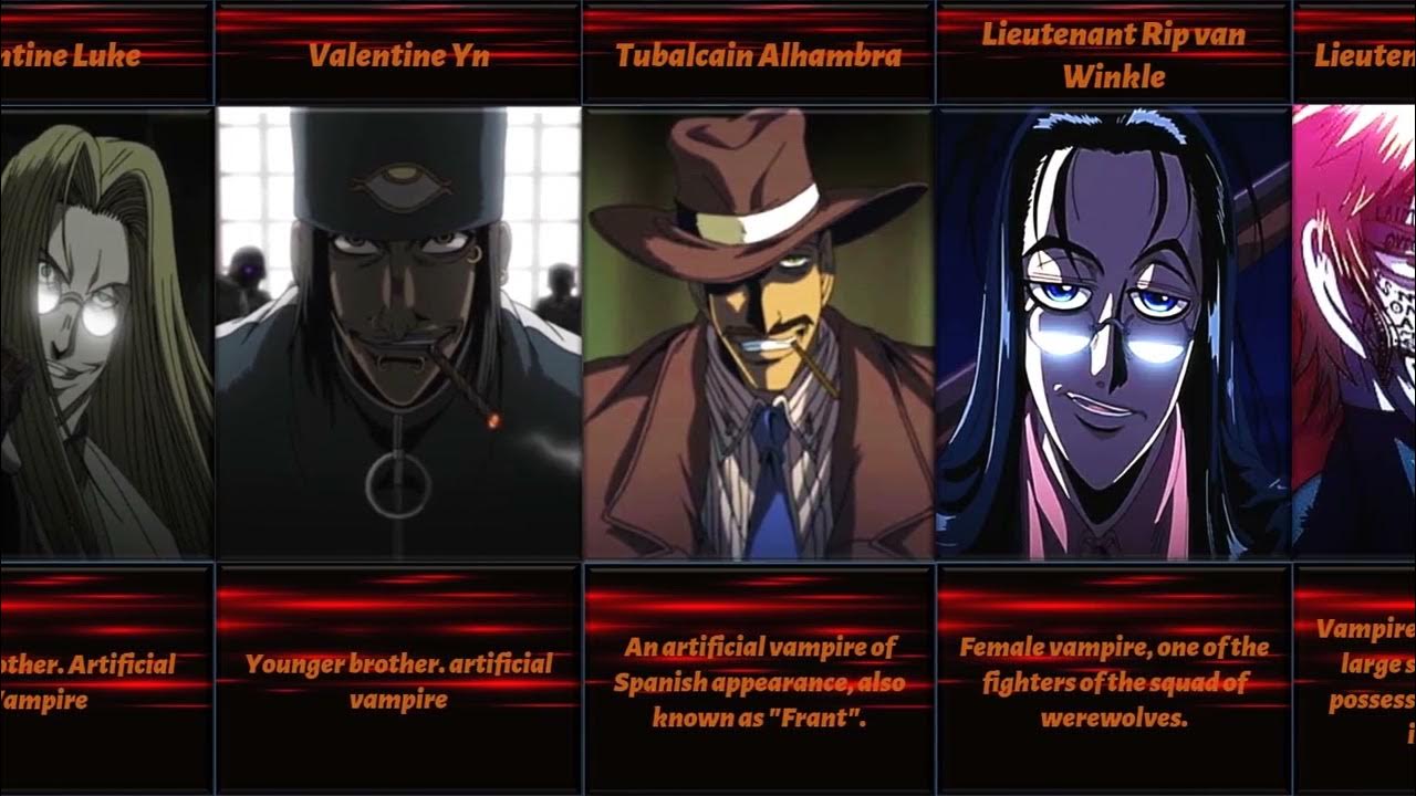 HELLSING, TOP CHARACTERS