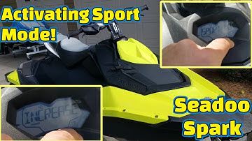 How To: Seadoo Spark Sport Mode Activating and Deactivating 2019 Spark