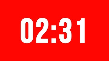 2 Minute 31 Second Timer With Alarm Without Music