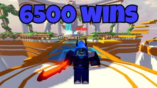 I GOT 6500 WINS IN ROBLOX BEDWARS