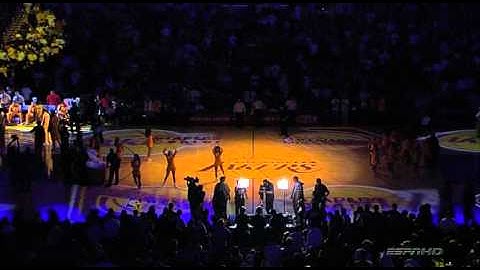 05 19 2009   WCF Game 1   Nuggets vs  Lakers   Lakers Player Intros