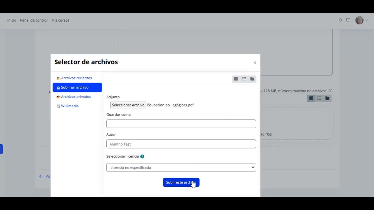Tutorial Cómo entregar una tarea en el aula virtual - YouTube