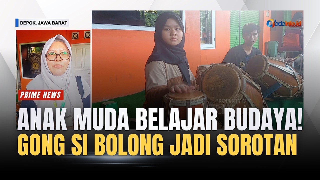Pelajar Depok Belajar Budaya Betawi di Sanggar Gong Si Bolong