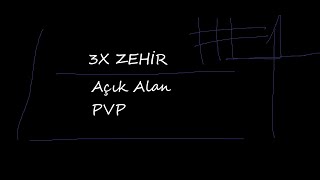 3x zehir / Açık Alan / Artemis PVP / CRAFTRİSE SURVİVAL AMETİST
