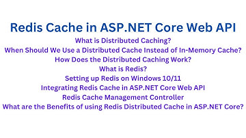 Implementing Redis Cache in ASP NET Core Web API - Dot Net Tutorials