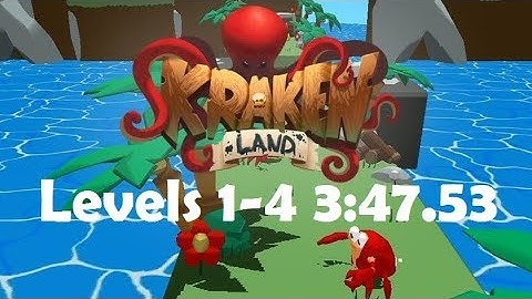 Kraken Land Levels 1-4 any% speedrun 3:47.53 [Android / Touchscreen]