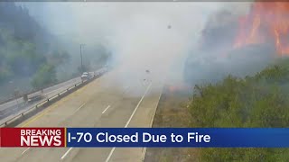 Grizzly Creek Fire Closes Interstate 70 Near Glenwood Springs