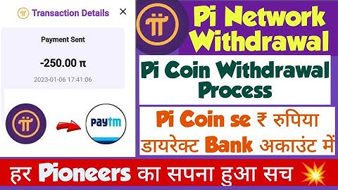 Pi Withdrawal Process | Pi Coin Sell Kaise Kare | Pi Network Update