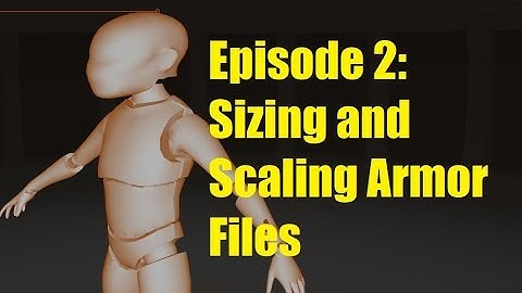 Making Clone Trooper Armor - Episode 2 - Sizing and Scaling Armor Files