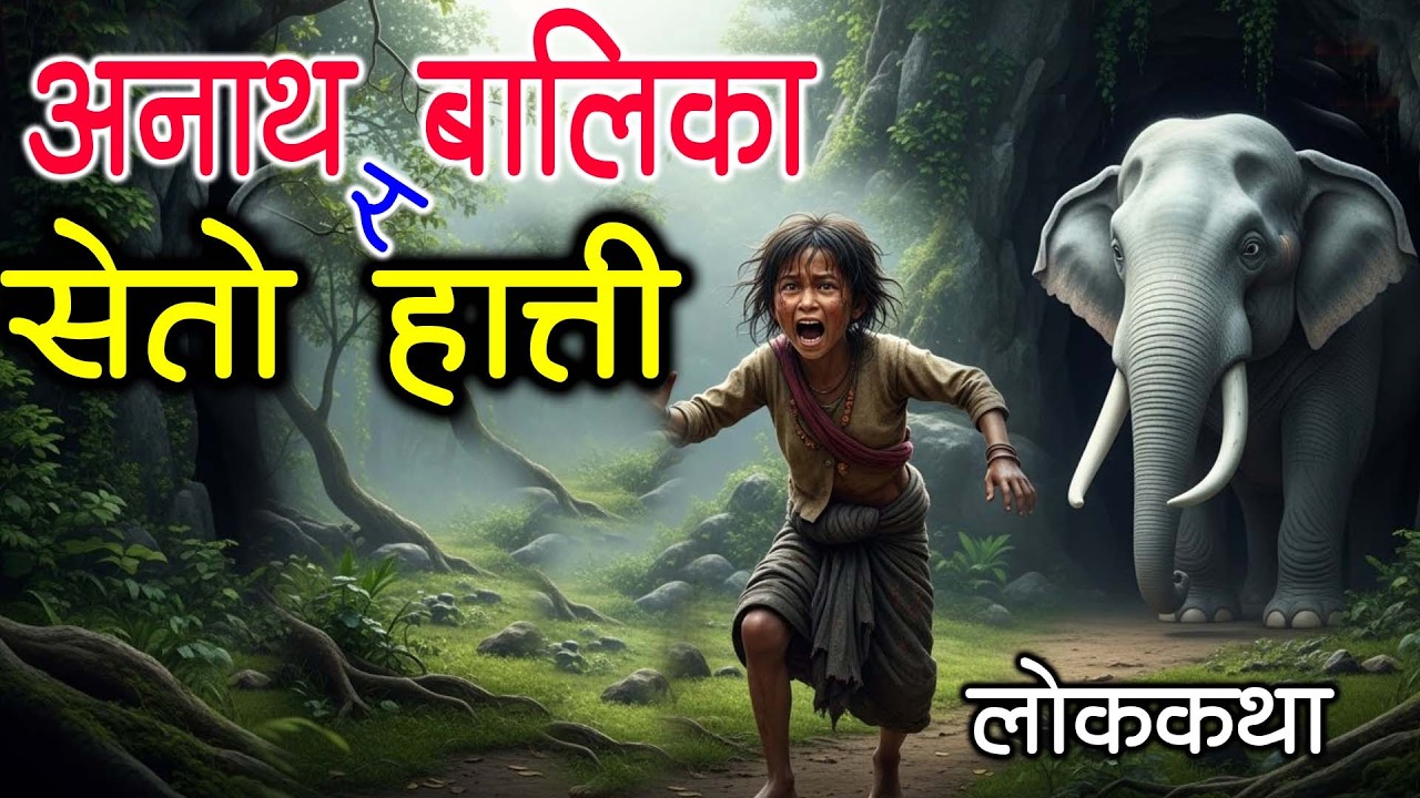 अनाथ बालिका र सेतो हात्ती [Hatti Ra Anaatha Balika] Lok Katha Sansar/Folk Tales Nepali