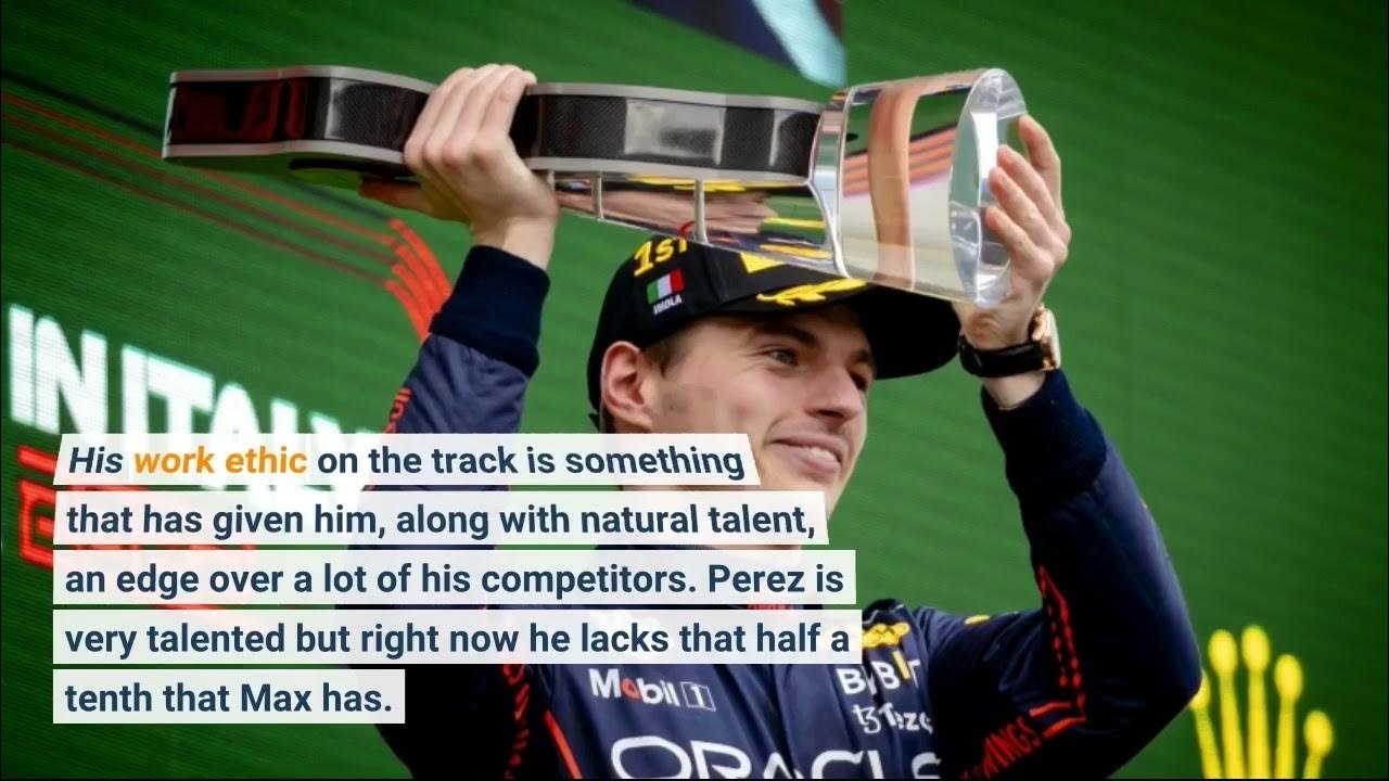 'Max Verstappen's work ethic gives him an edge over rivals' - YouTube