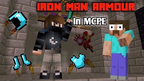 Iron Man Suit Up No Mood No Addon || Command Block Creation || Itz RaCool