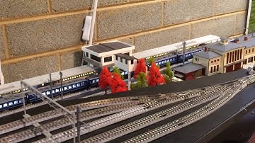 Automated N scale layout using Railroad & co software