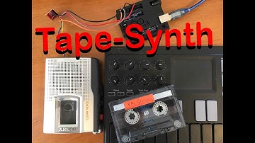 Playing a DIY Cassette MIDI Tape Synth - controlled by an arduino