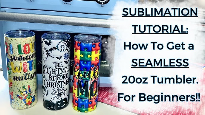 How to size and print sublimation tumbler wraps 