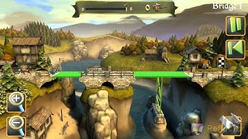 #BridgeConstructor Medieval Walkthrough Chapter 1 Bridge 1