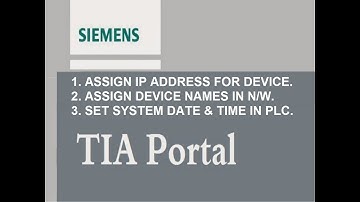 Assigning IP Address In PLC|Device Name In TIA Portal|TIA Portal PLC Configuration|date time in PLC.
