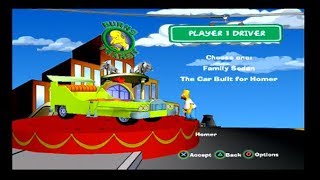 The Simpsons Road Rage PS2 Intro Character Animations