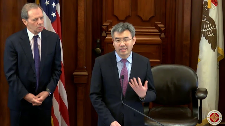 Senate President welcomes Consul General of China in Chicago