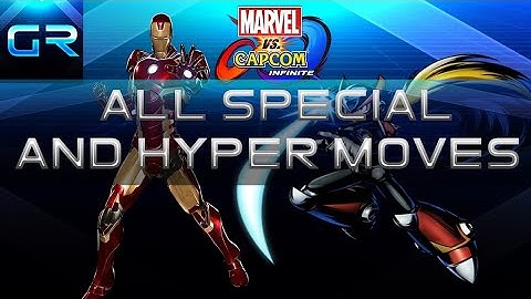 Marvel vs  Capcom: Infinite - All Special and Hyper Moves for ALL Characters