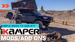 IKamper Skycamp Setup and Simple Mods we run to Make Camping Life Easier