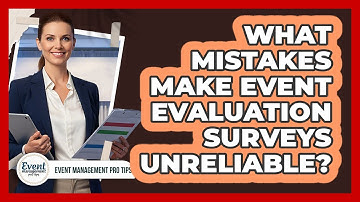 What Mistakes Make Event Evaluation Surveys Unreliable?