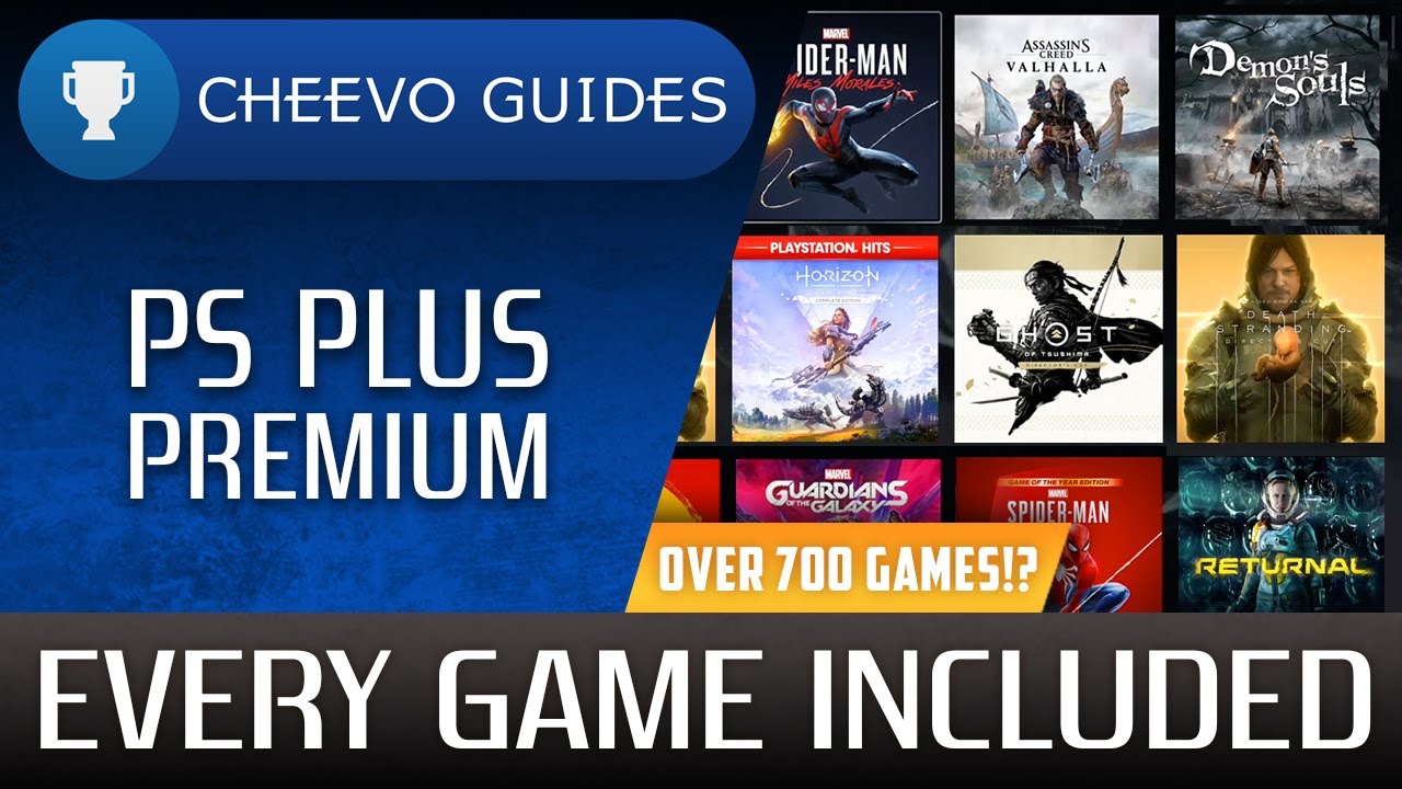 PS Plus Premium - Every Game Included At Launch *FULL GAME LIST* (Over 700  Games) 