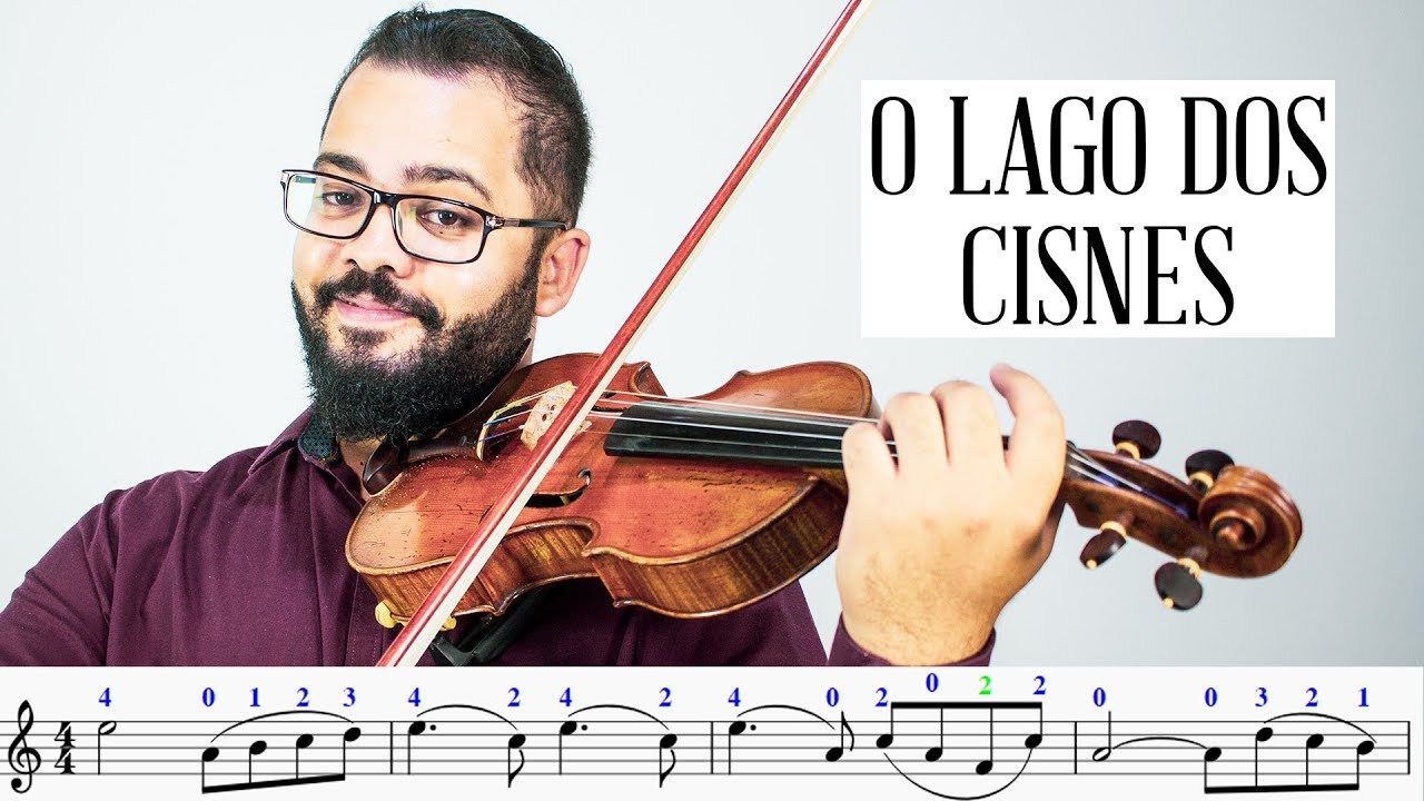 TUTORIAL | Como Tocar O LAGO DOS CISNES no Violino + Partitura