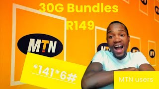 How To Buy 30Gig MTN Data Bundles With R149 | Cheap Data Deals