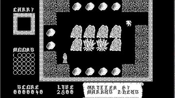 ATARI ST PROBLEM Gilgalad 1986 Markus Dheus PD HIGH RES HIGHRES MONO 640X400 B&W BW MONOCHROME STE