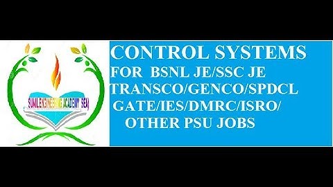 control systems part 13 - polar plot for bsnl je/jto/genco/transco/psu