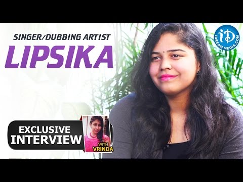 Singer/Dubbing Artist Lipsika Exclusive Interview || Talking Movies With iDream #75