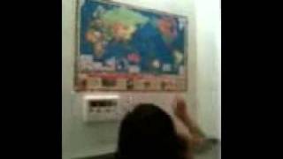 おふろで覚える世界地図