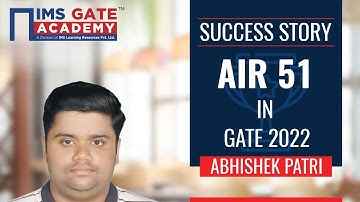🏆GATE 2022 Result AIR - 51 | Instrumentation ft. Abhishek Patri | IMS GATE Academy