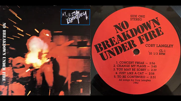 Cory LANGLEY - [A2] Change My Plans [USA 1982]