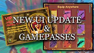 THE UI UPDATE AND NEW GAMEPASSES ARE AMAZING IN PIXEL BLADE.. | #pixelblade #roblox