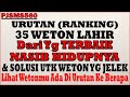 Urutan 35 Weton Lahir Dari Yg Terbaik Nasib Hidupnya & Solusi Untuk Weton Yg Jelek | PJSMS560