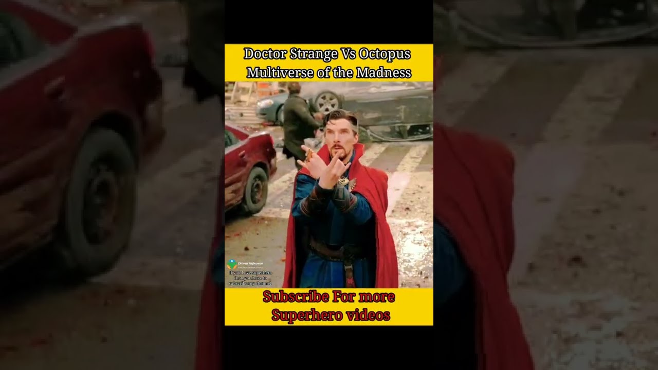 Dr.strange V/S Octopus 🐙😱 MULTIVERSE OF MADNESS 🥵 