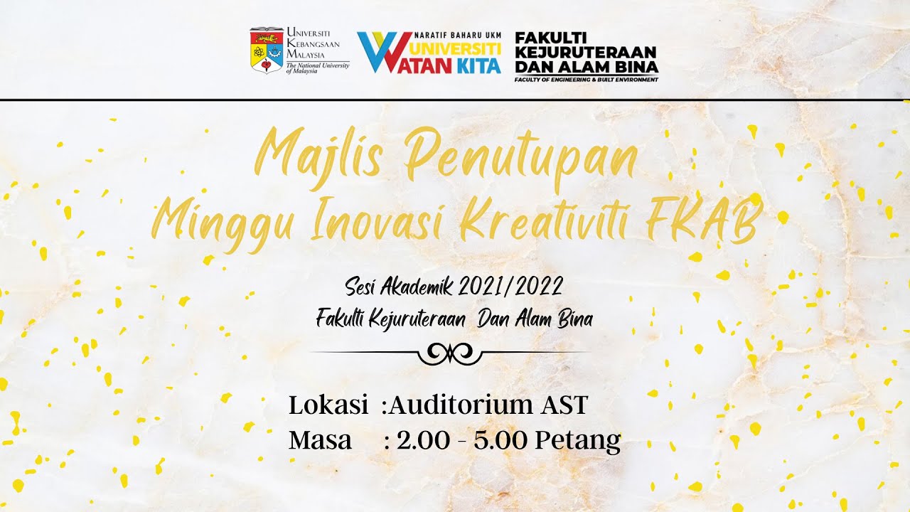 Majlis Anugerah Dekan (MADe) dan Minggu Inovasi Kreativiti FKAB (MIKF)