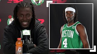 'I had hopes of being here'  Jrue Holiday's First Press Conference As A Celtic!