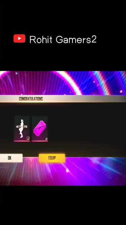 Free FFWS Dance Emote Free Fire #freefire #short #RohitGamers2 #viral #new #youtube #gaming #ff
