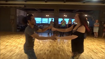 Delft Zouk Night, Wesseling Dansschool, workshop zouk demo-Lorenzo&Marije,Delft, sat. 9th june 2018