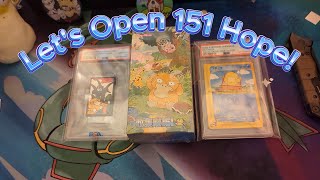 Let's Open a 151 Hope Jumbo Booster Box! #chinesepokemon