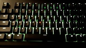 Razer Black Widow v2 Lighting Problem