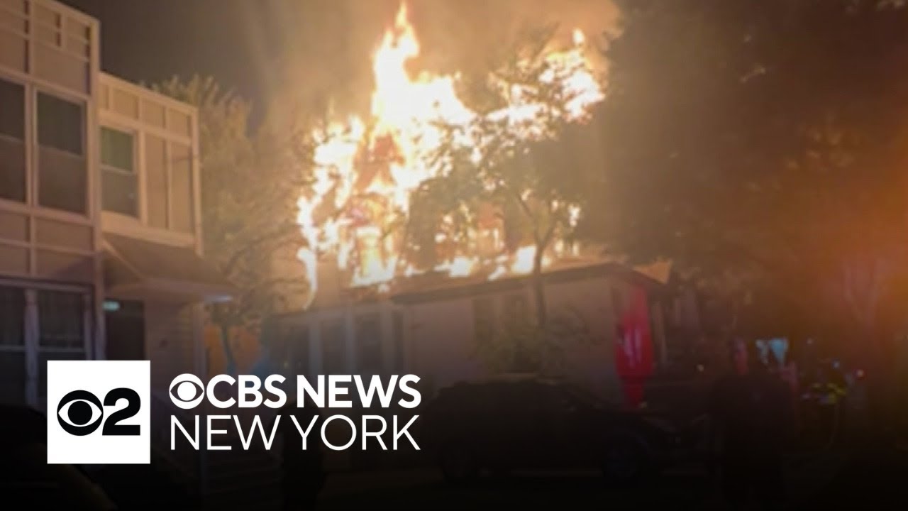 Far Rockaway home goes up in flames in Queens