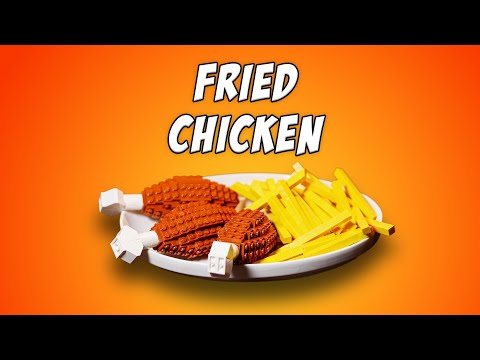 LEGO fried Chicken and Fries 🍗🍟