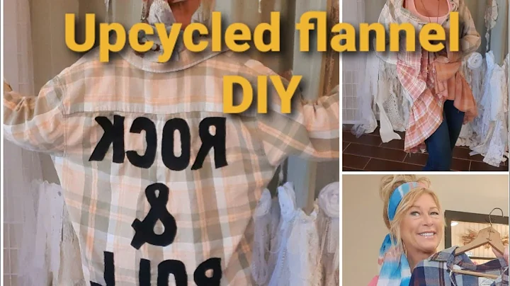 How to upcycle a thrifted flannel shirt, into a fu...