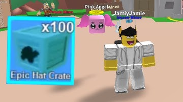 BUYING 100 NEW EPIC HAT CRATES! - Mining Simulator