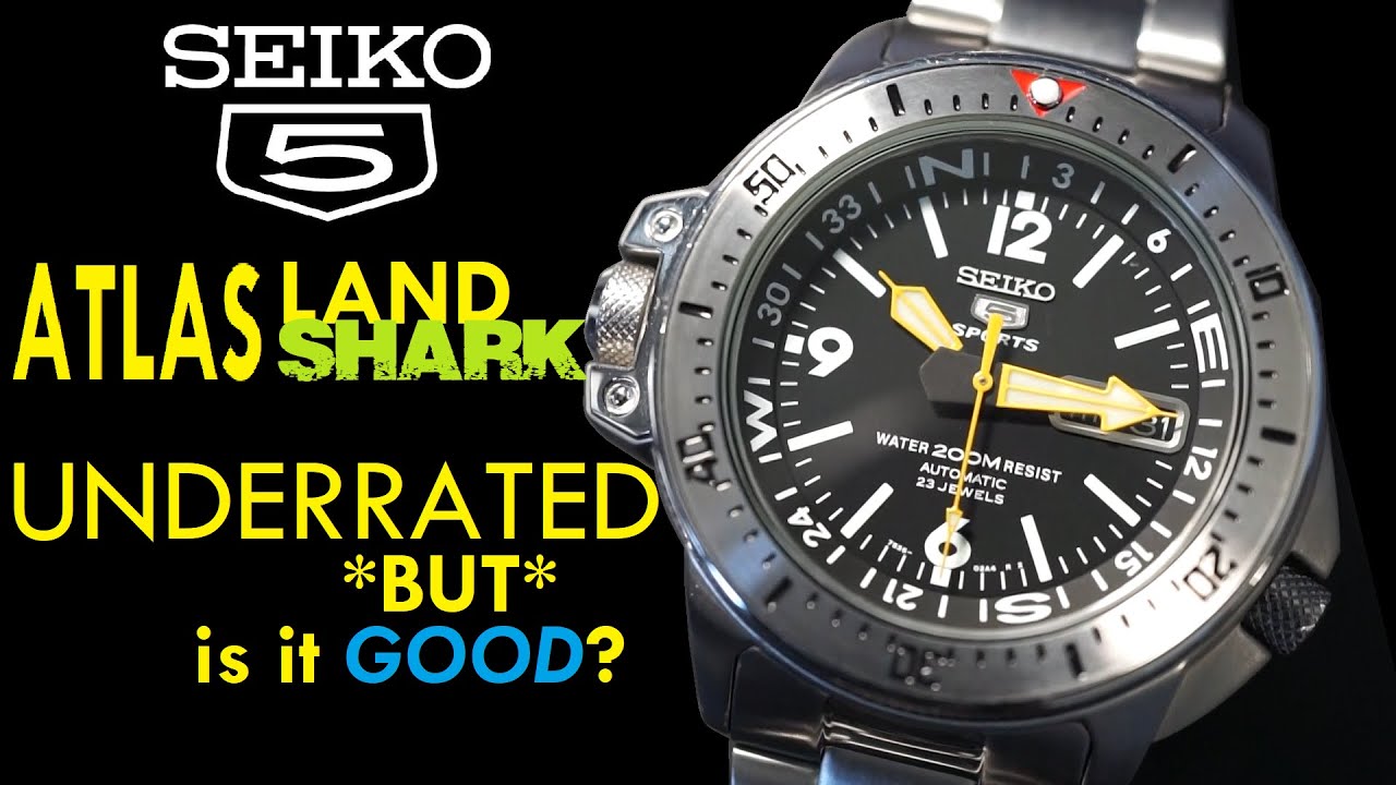 A Very Underrated Seiko: Atlas Land Shark SKZ211 Field & Dive Watch  Discussion - YouTube